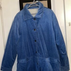 Blair Corduroy Collar Coat, Sherpa Lined: W-XL.